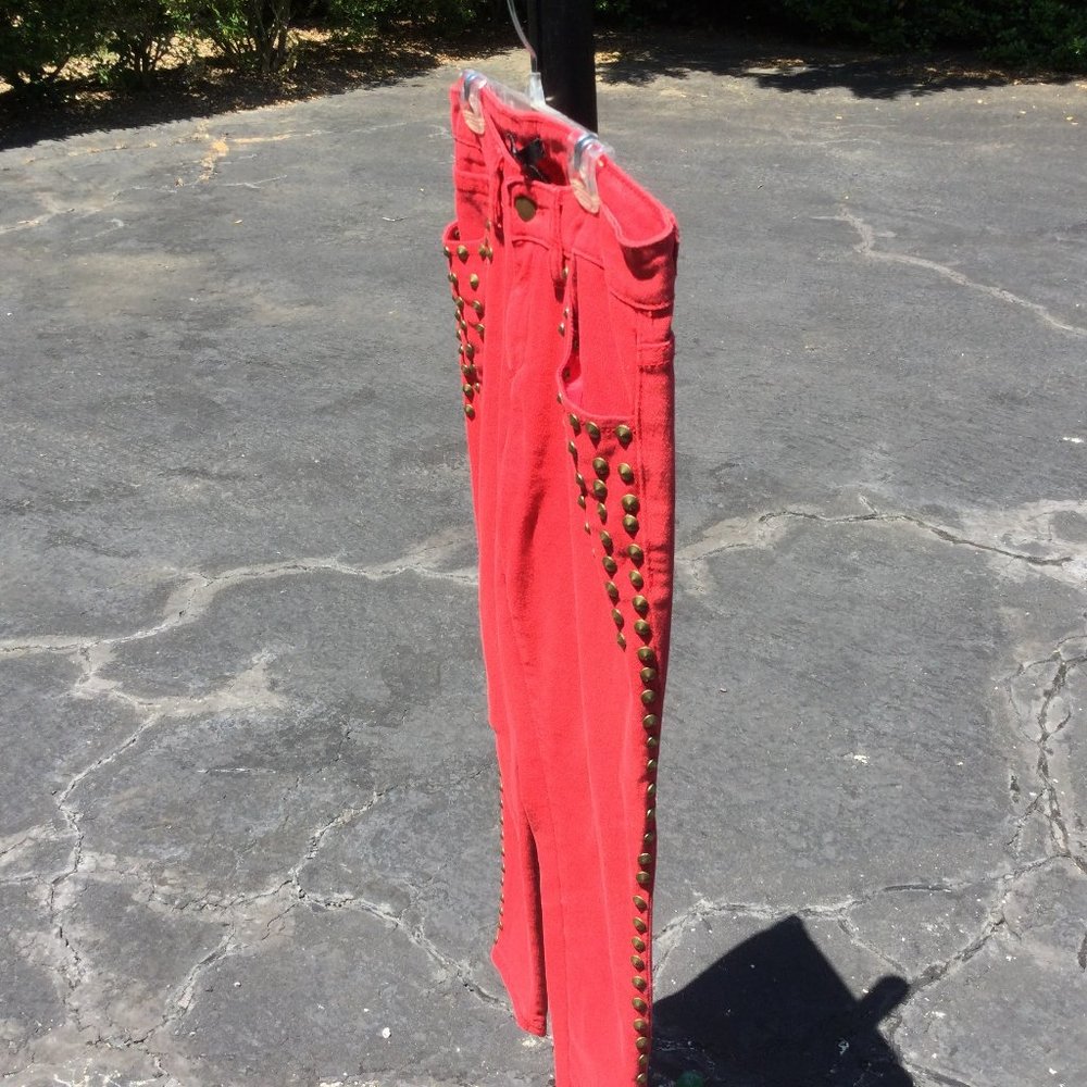 Forever 21 Metal Beads on Sides&Pocket Skinny Jean